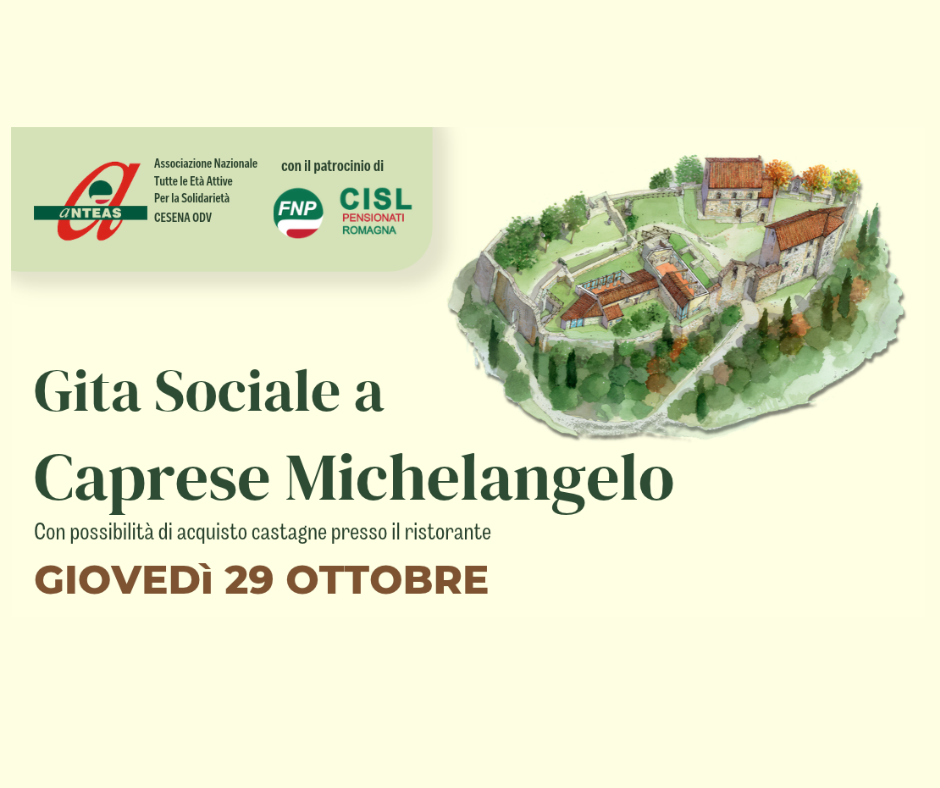 FNP Gita Sociale Caprese Michelangelo - 07102026